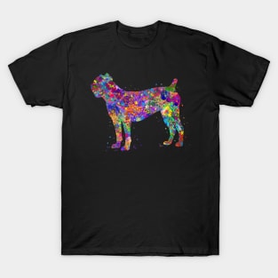 Cane corso dog watercolor T-Shirt